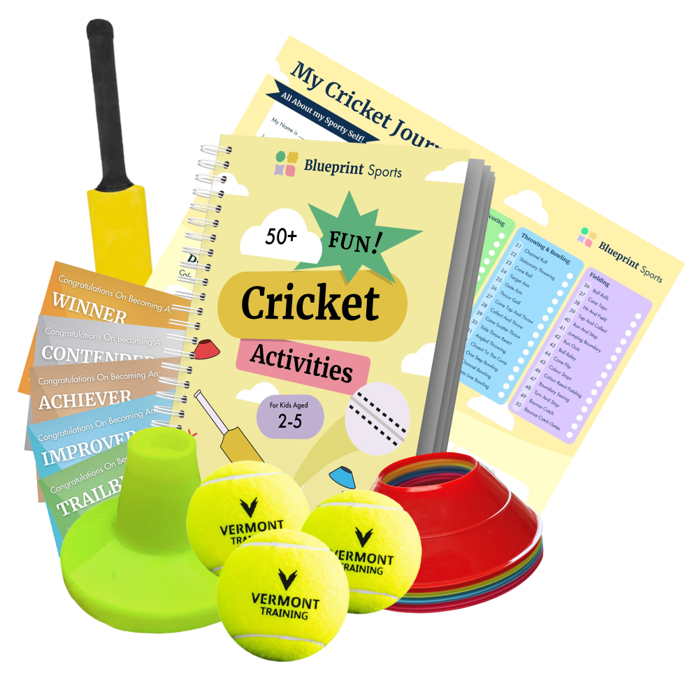 Cricket Home Practice Set For 2 to 5 Year Olds: Complete Set